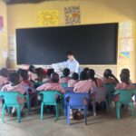 Luke teaching a class